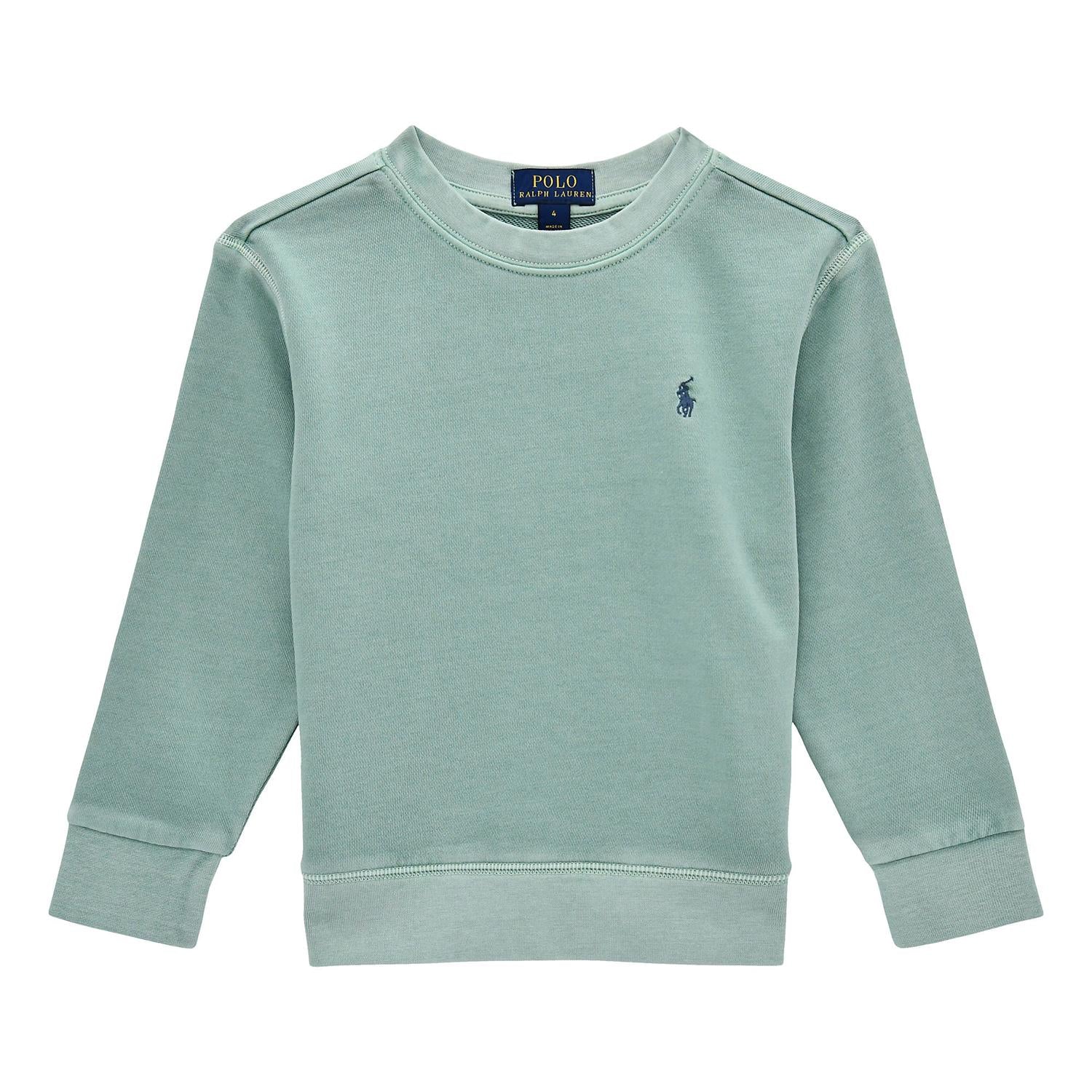 RALPH LAUREN 2-7År Sweatshirt PO CN-KNIT Mintgrønn