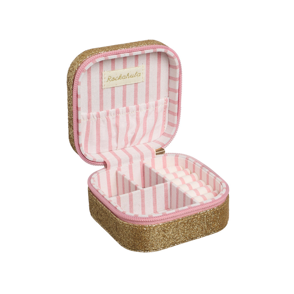 ROCKAHULA Kids Cherry Dreans Glitter Square Jewellery Box,Gull