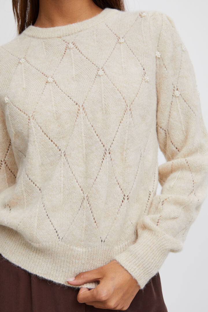 ATELIER RÊVE Irmemoir knitted pullover Creme