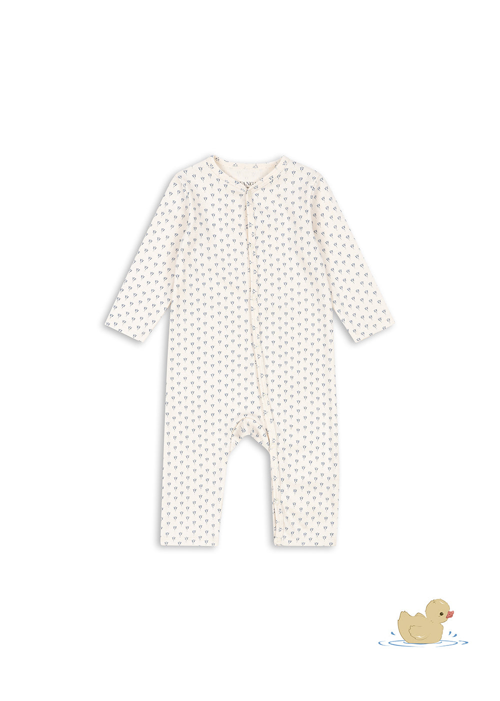 FANGA FONTANA by Konges Sløjd Bello Onesie Krem/Blå - Farmor Ingvarda