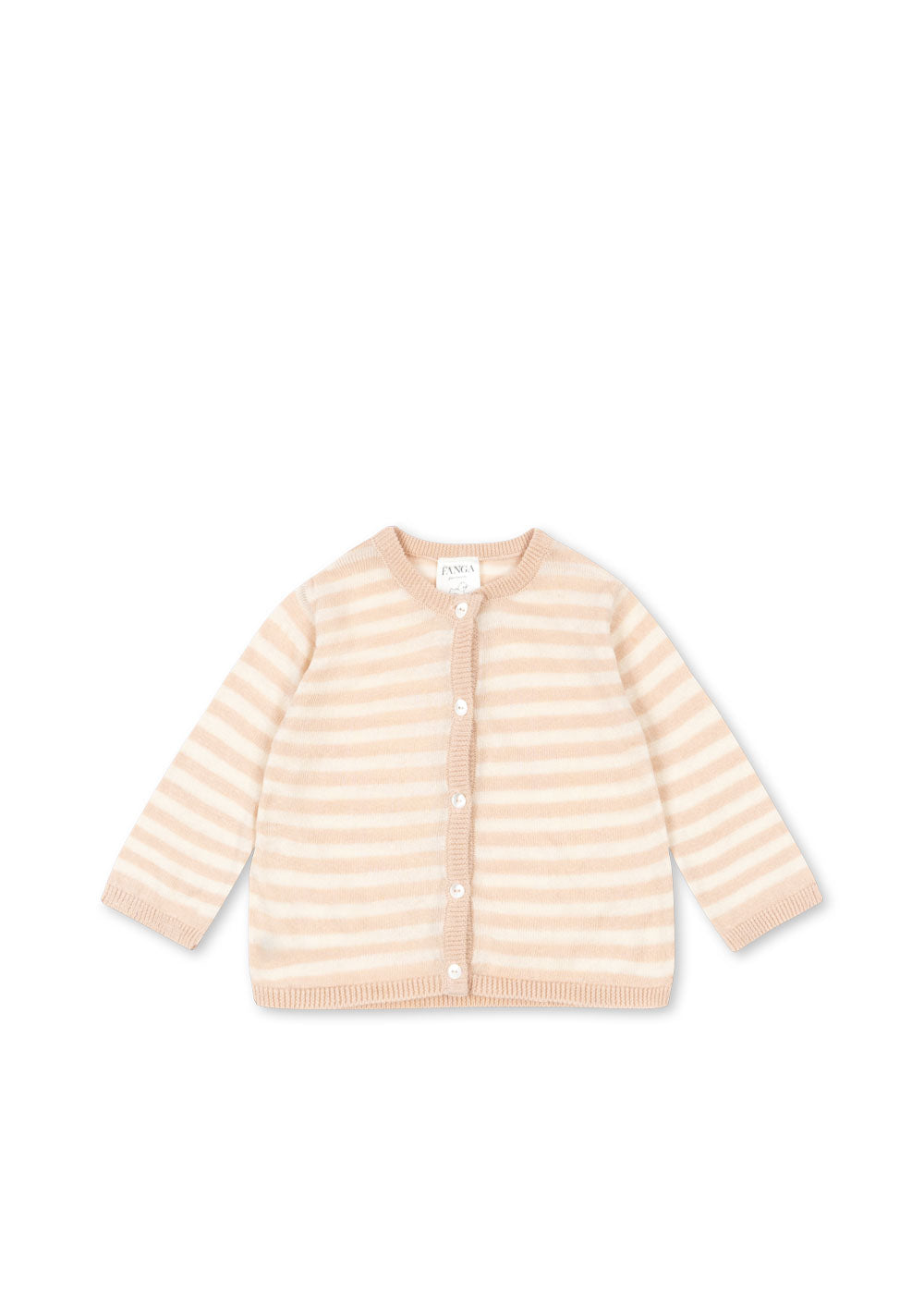 FANGA FONTANA by Konges Sløjd Venti Knit Cardigan Krem/Rosa - Farmor Ingvarda
