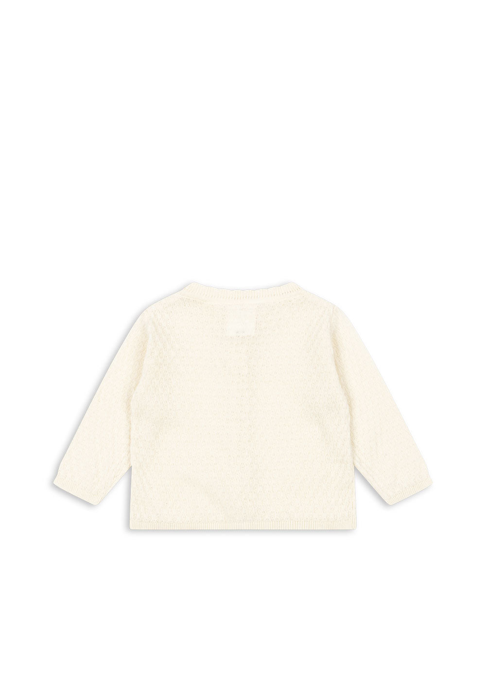 FANGA FONTANA by Konges Sløjd Venti Pointelle Cardigan Krem - Farmor Ingvarda
