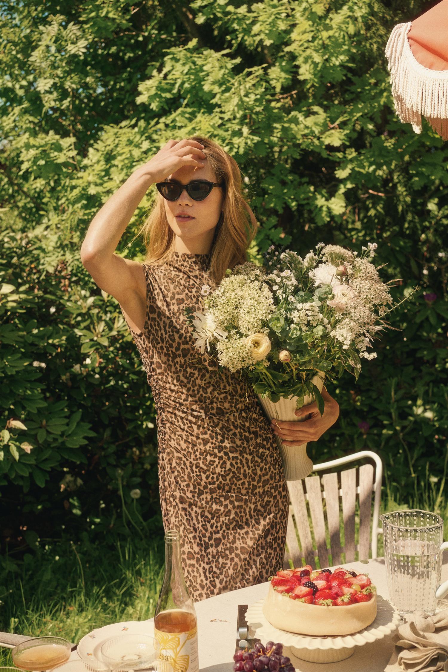 SAINT TROPEZ Loreen Dress Leopard