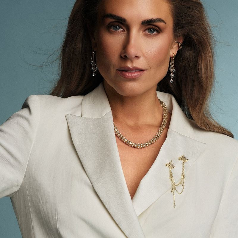 TONE DAMLI by A & C TD Double Brooch