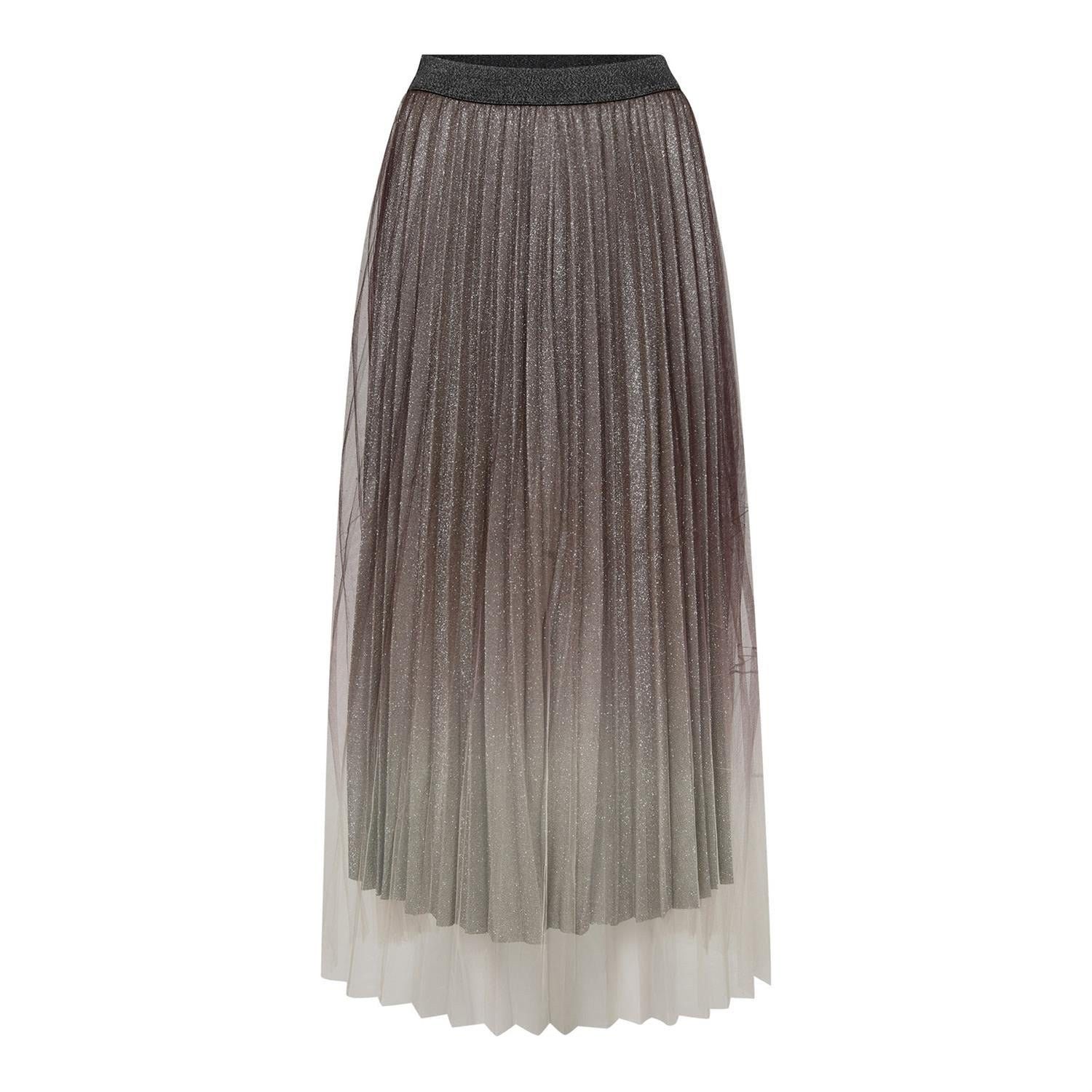CO´ COUTURE Glitter Plissè Skirt