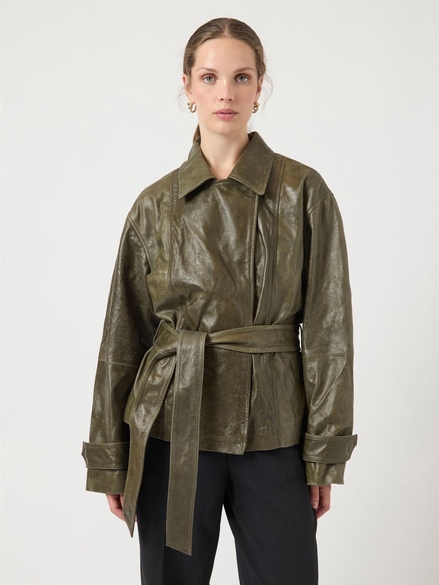 YAS Yaslibbo Leather Jacket