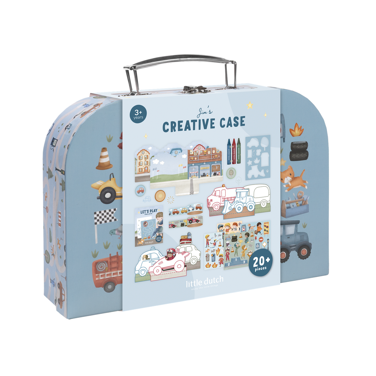 LITTLE DUTCH Kreativ Koffert,Vehicles