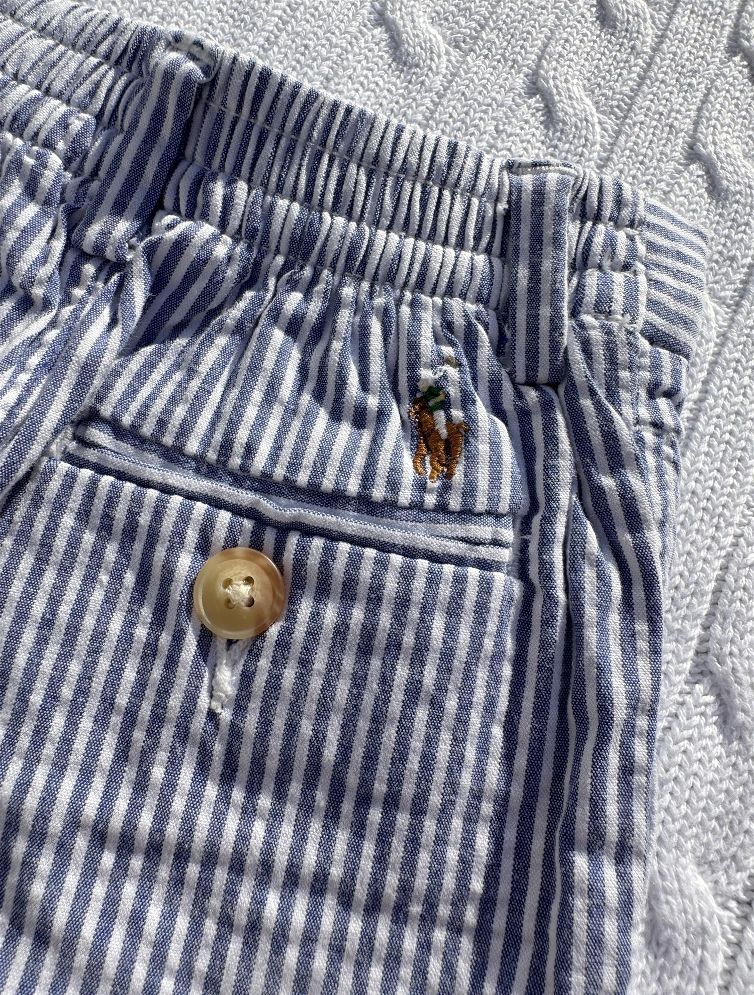 RALPH LAUREN Baby 0-24mnd. Shorts Blå/Hvit