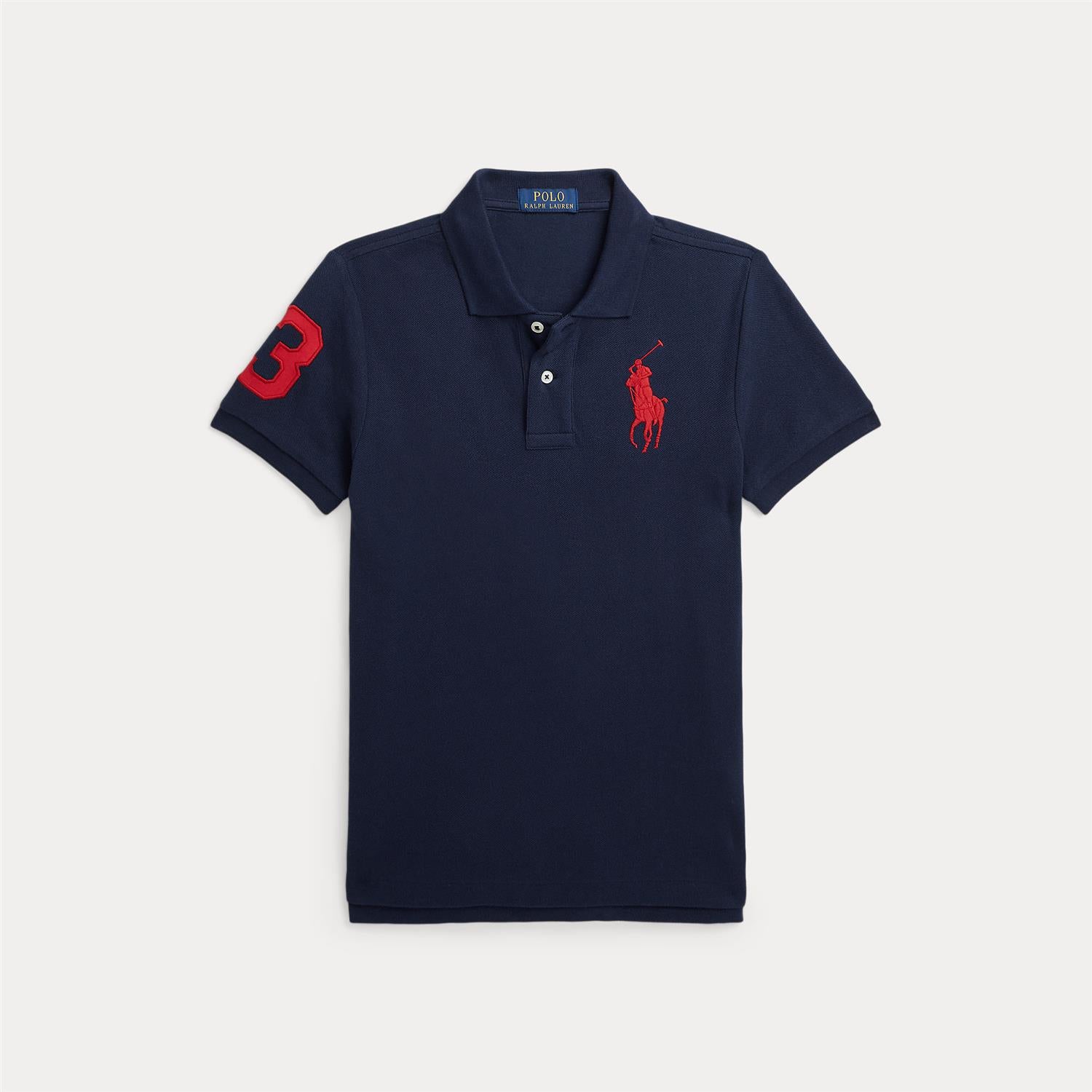 RALPH LAUREN 8-16År Slim Polo TP-KNT,Teens Mørkeblå