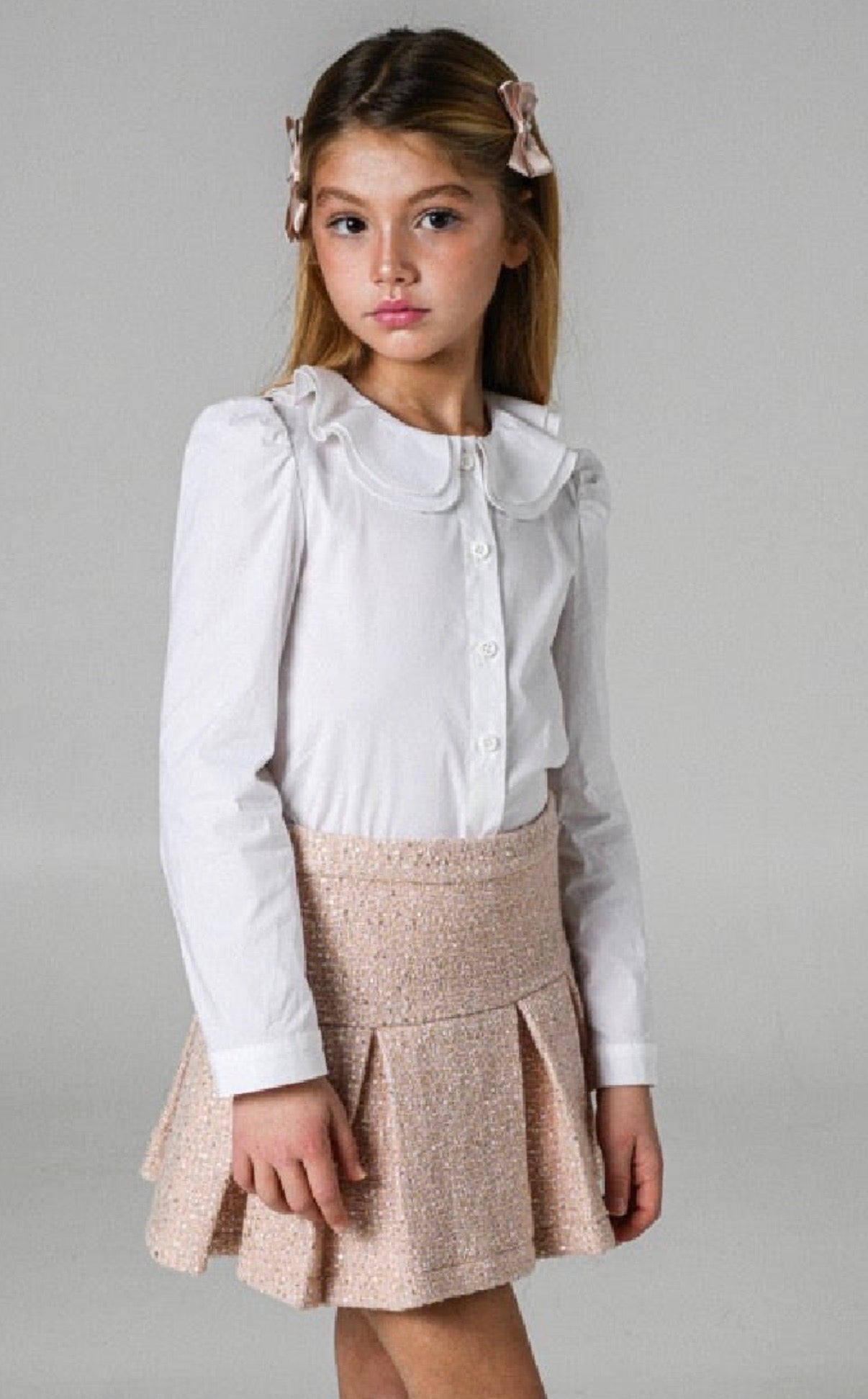 PRINSESSEFIN Ellinor blouse Hvit