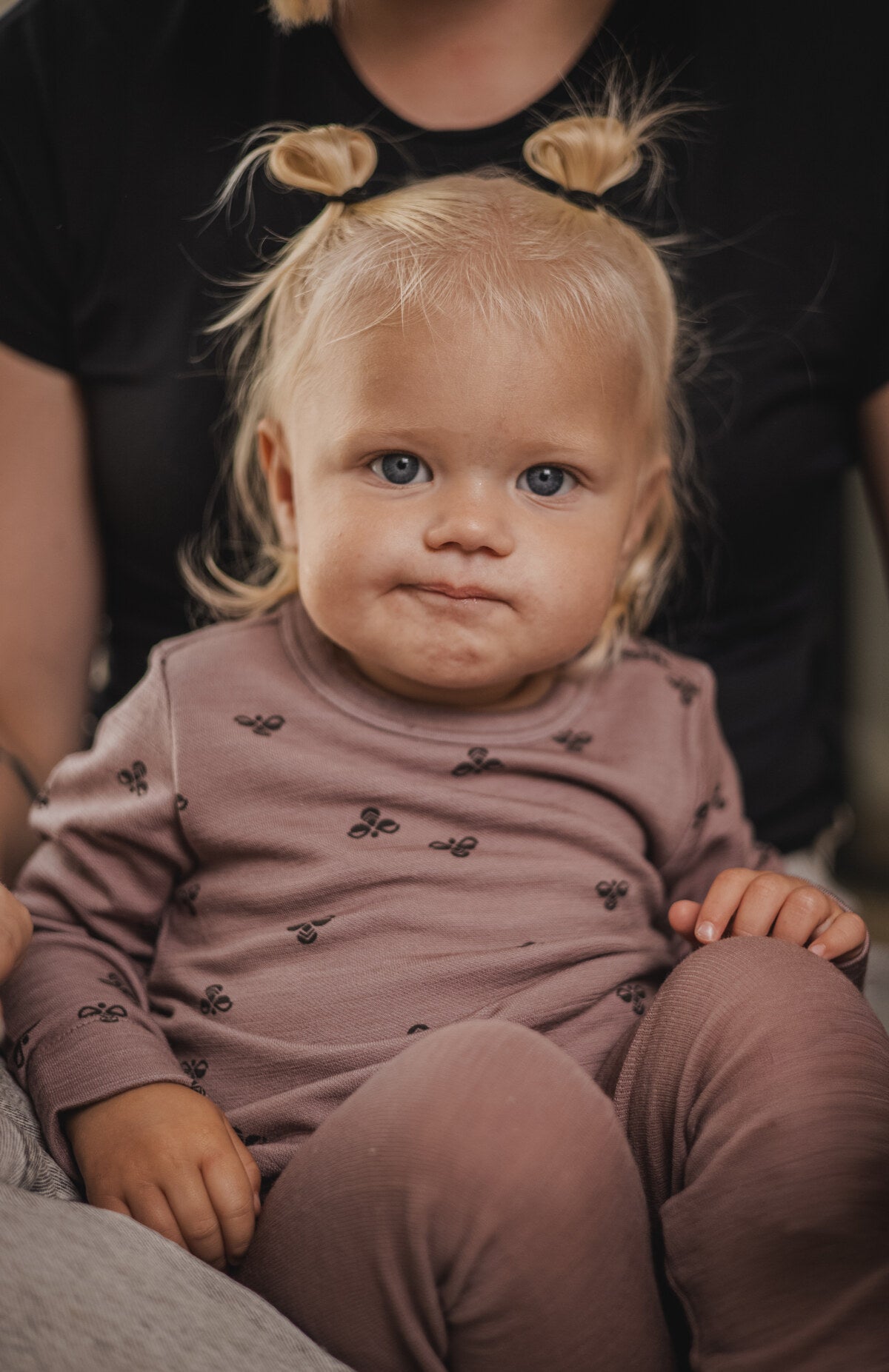 HUMMEL 0-4ÅR Ullbody Twilight Mauve - Farmor Ingvarda