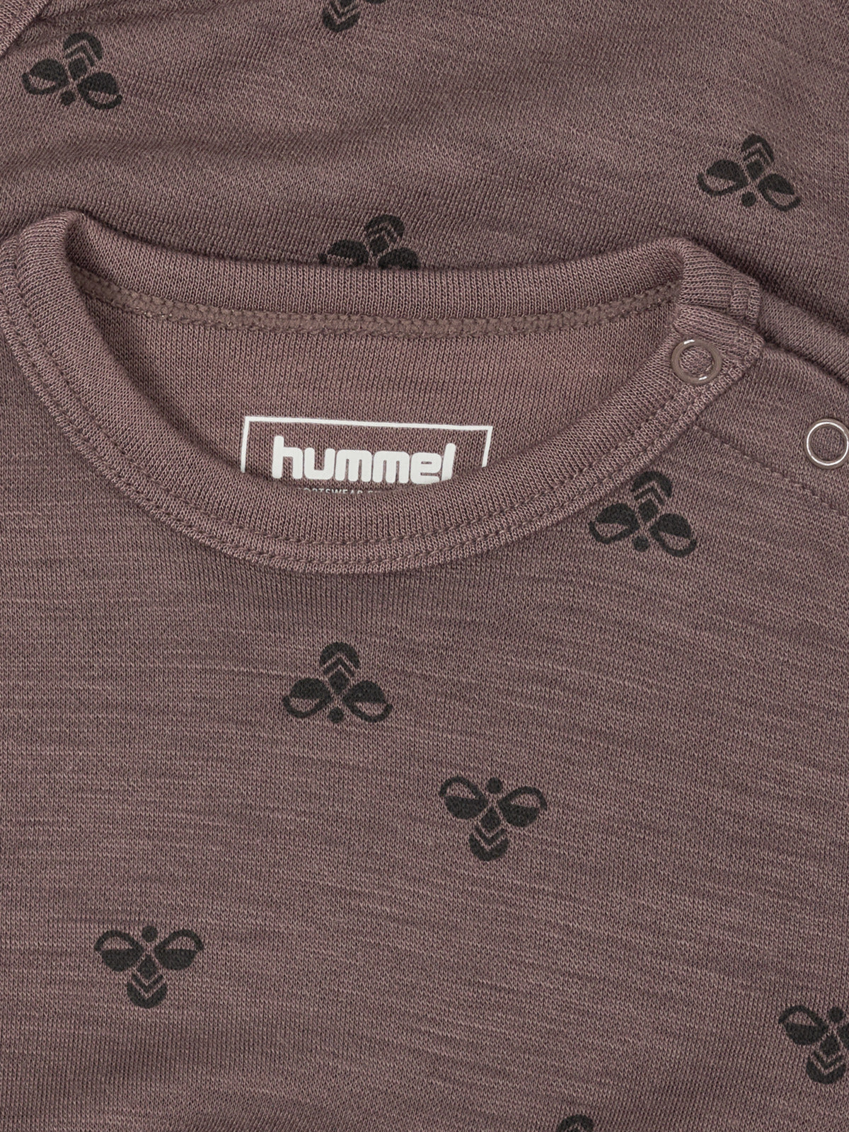 HUMMEL 0-4ÅR Ullbody Twilight Mauve - Farmor Ingvarda
