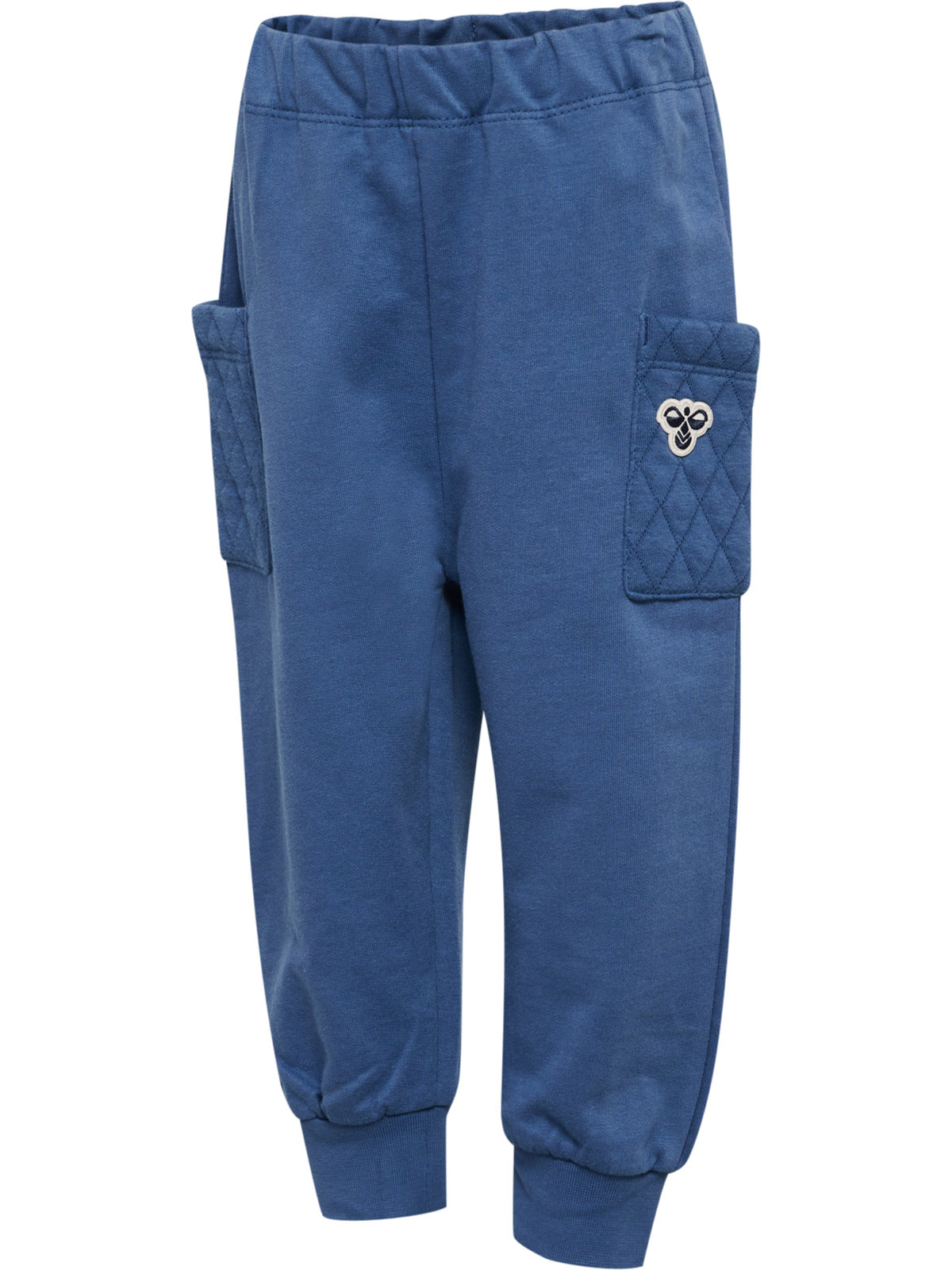 HUMMEL 0-4ÅR Loose Quilt Pants Mellomblå - Farmor Ingvarda
