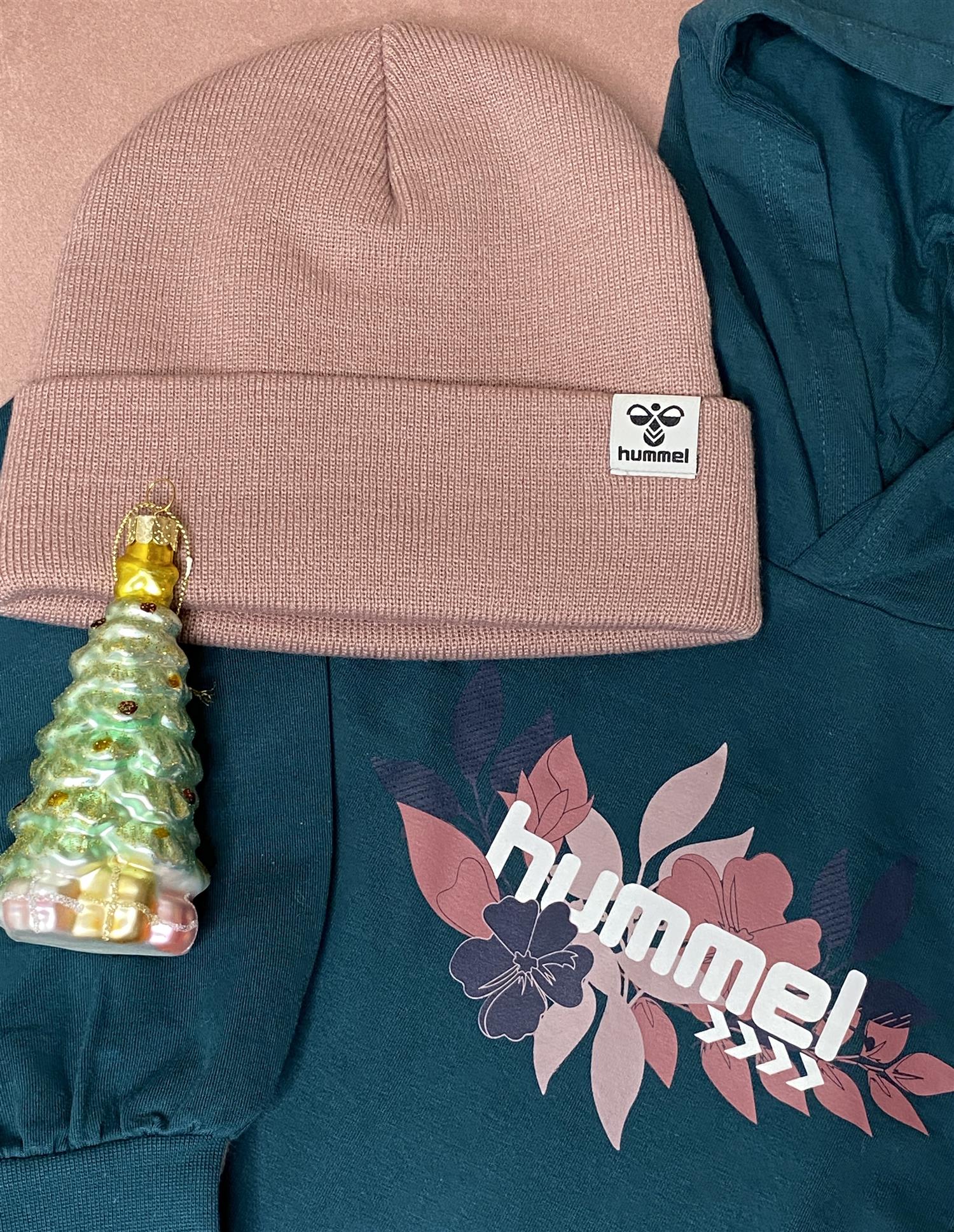 HUMMEL 4-14ÅR Park Beanie Rosa - Farmor Ingvarda