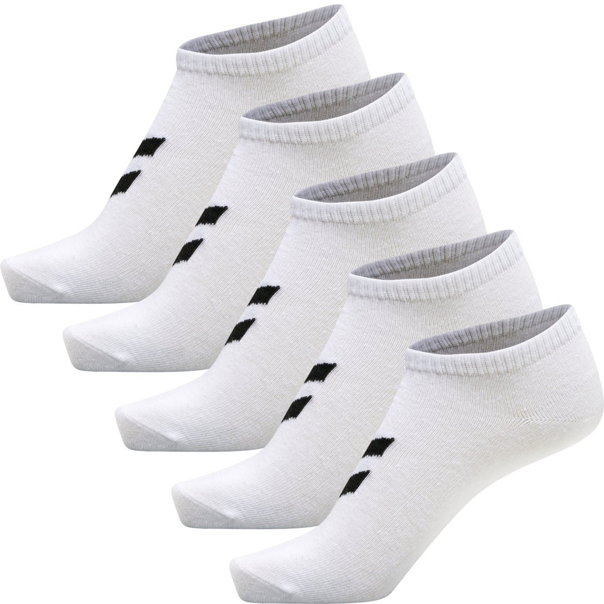HUMMEL 4-14ÅR Match me sokker 5 pk. Hvit - Farmor Ingvarda