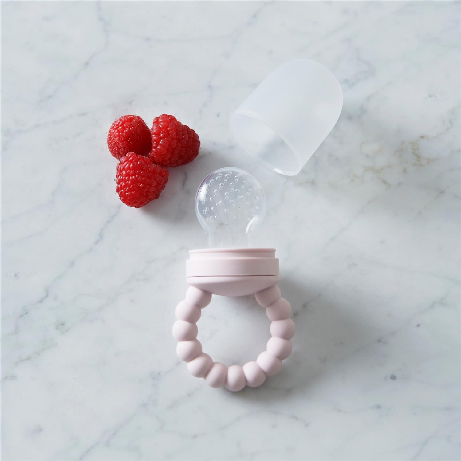 JACK o JUNO Bubble Fruit Feeder Lys Rosa - Farmor Ingvarda