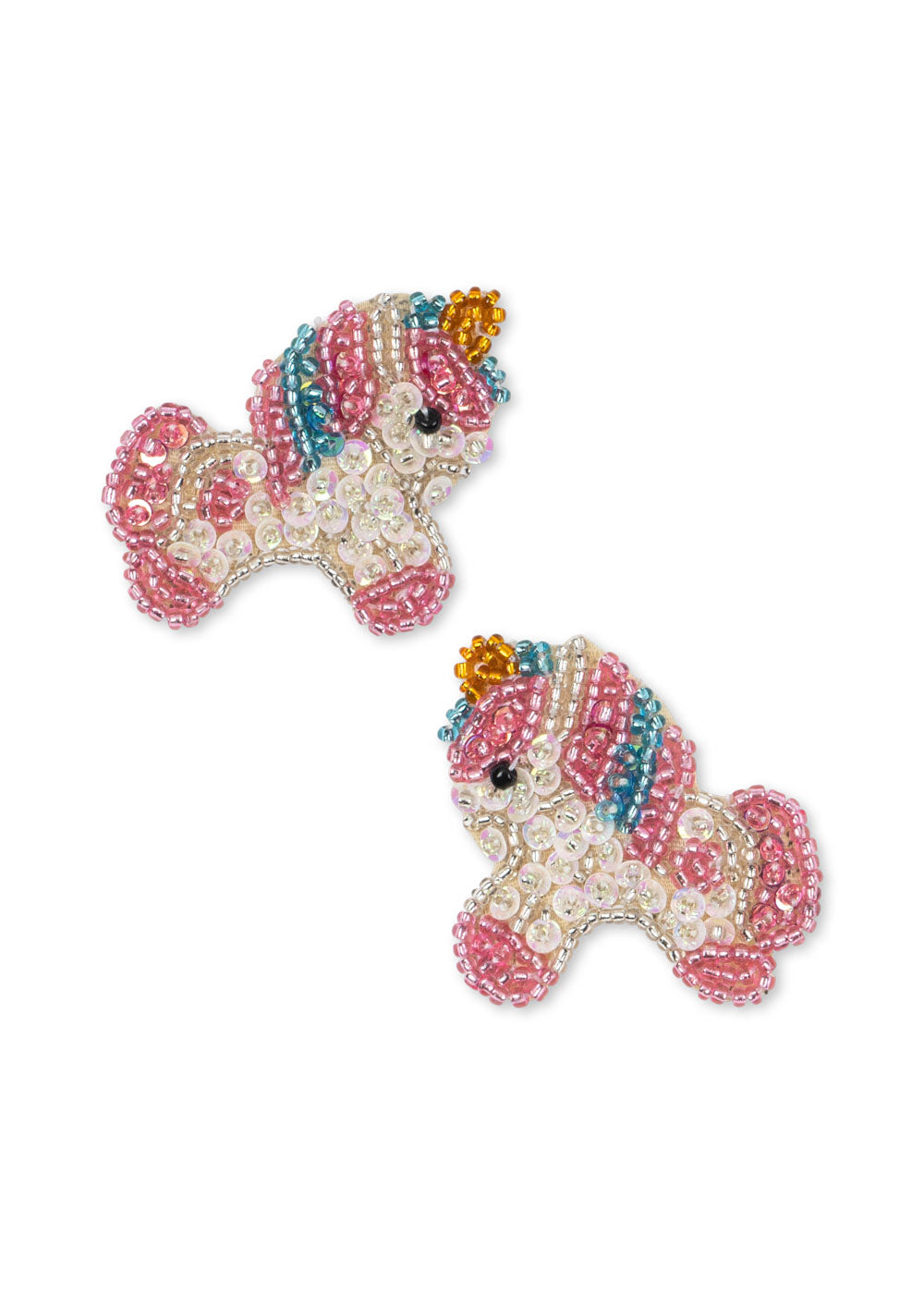 KONGES SLØJD 2pk Unicorn Beaded Hair - Farmor Ingvarda