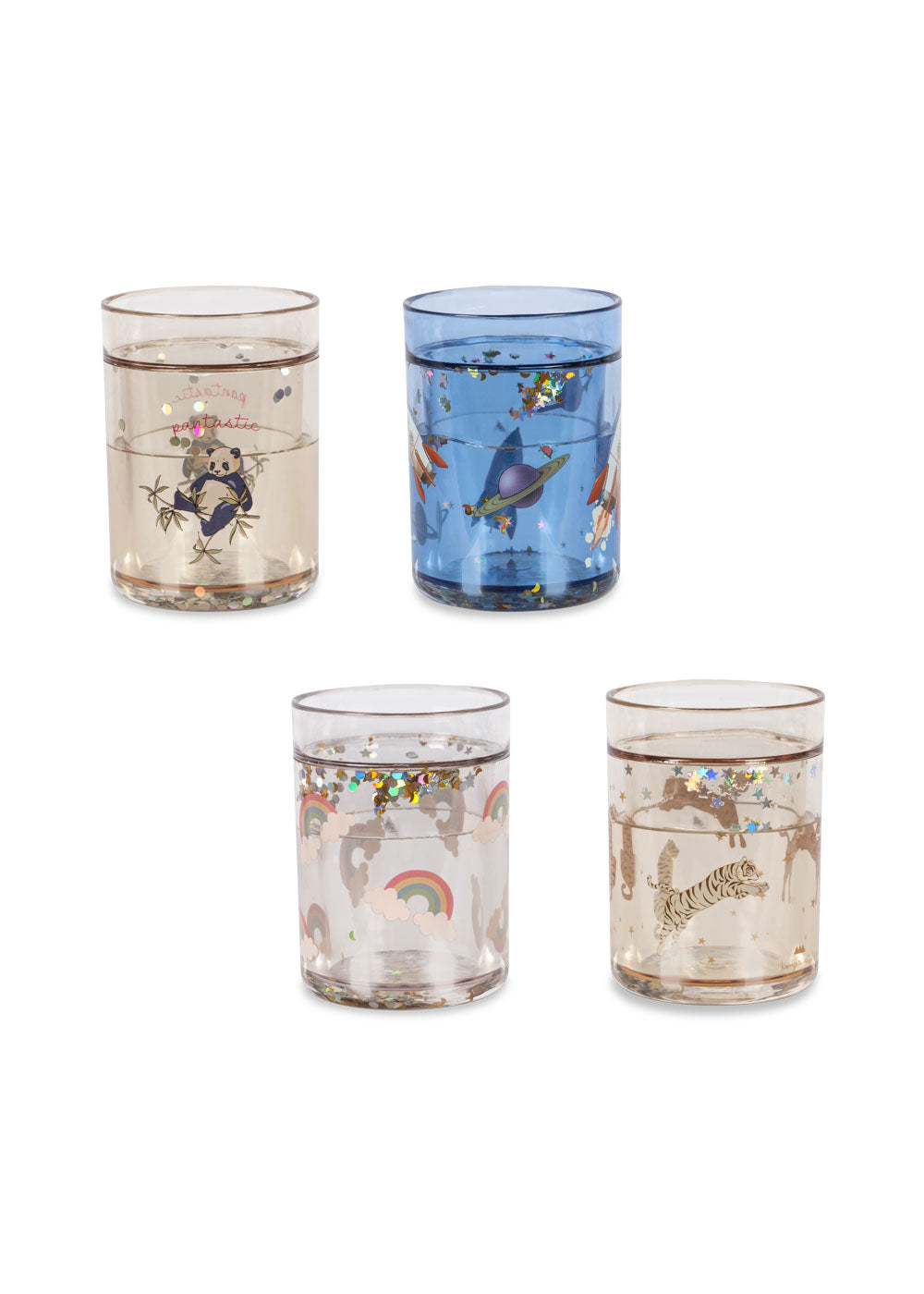 KONGES SLØJD 4pk Glitter Cups - Farmor Ingvarda