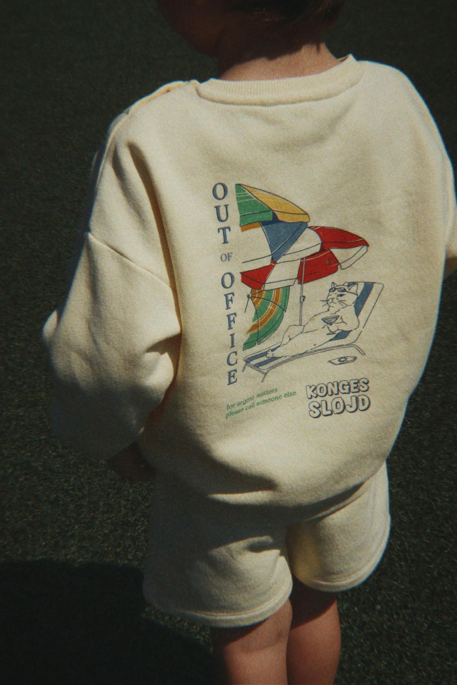 KONGES SLØJD Lou Sweat Shirt Lysegul - Farmor Ingvarda