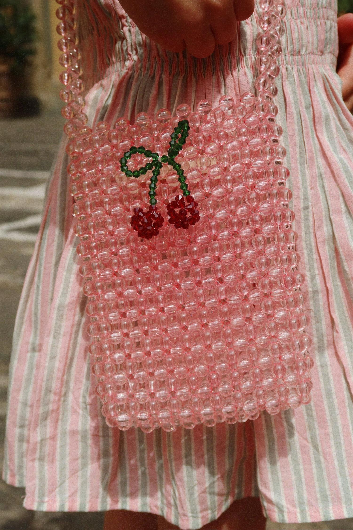 KONGES SLØJD Perla Strap Wallet Rosa - Farmor Ingvarda