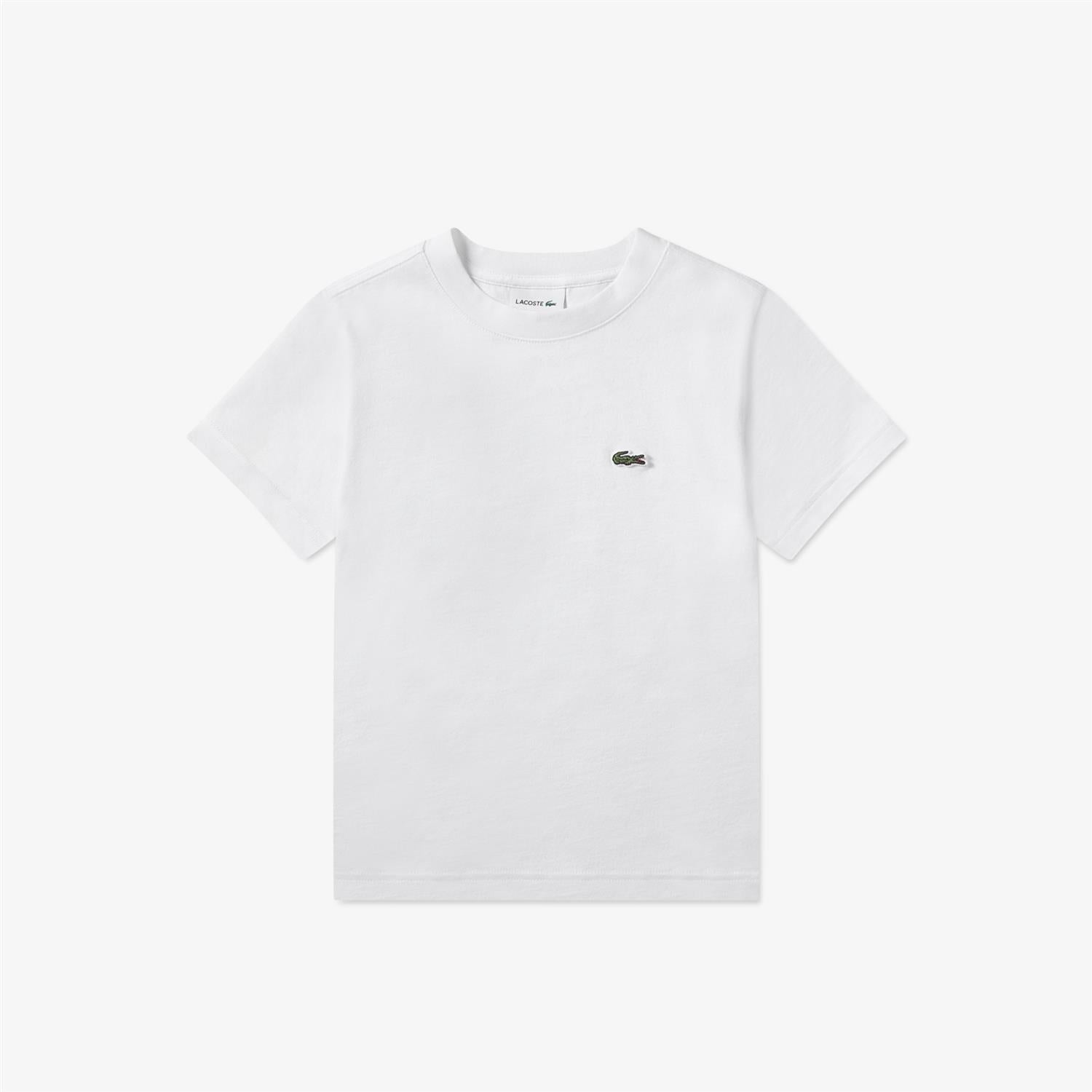 LACOSTE T-skjorte liten logo Hvit - Farmor Ingvarda