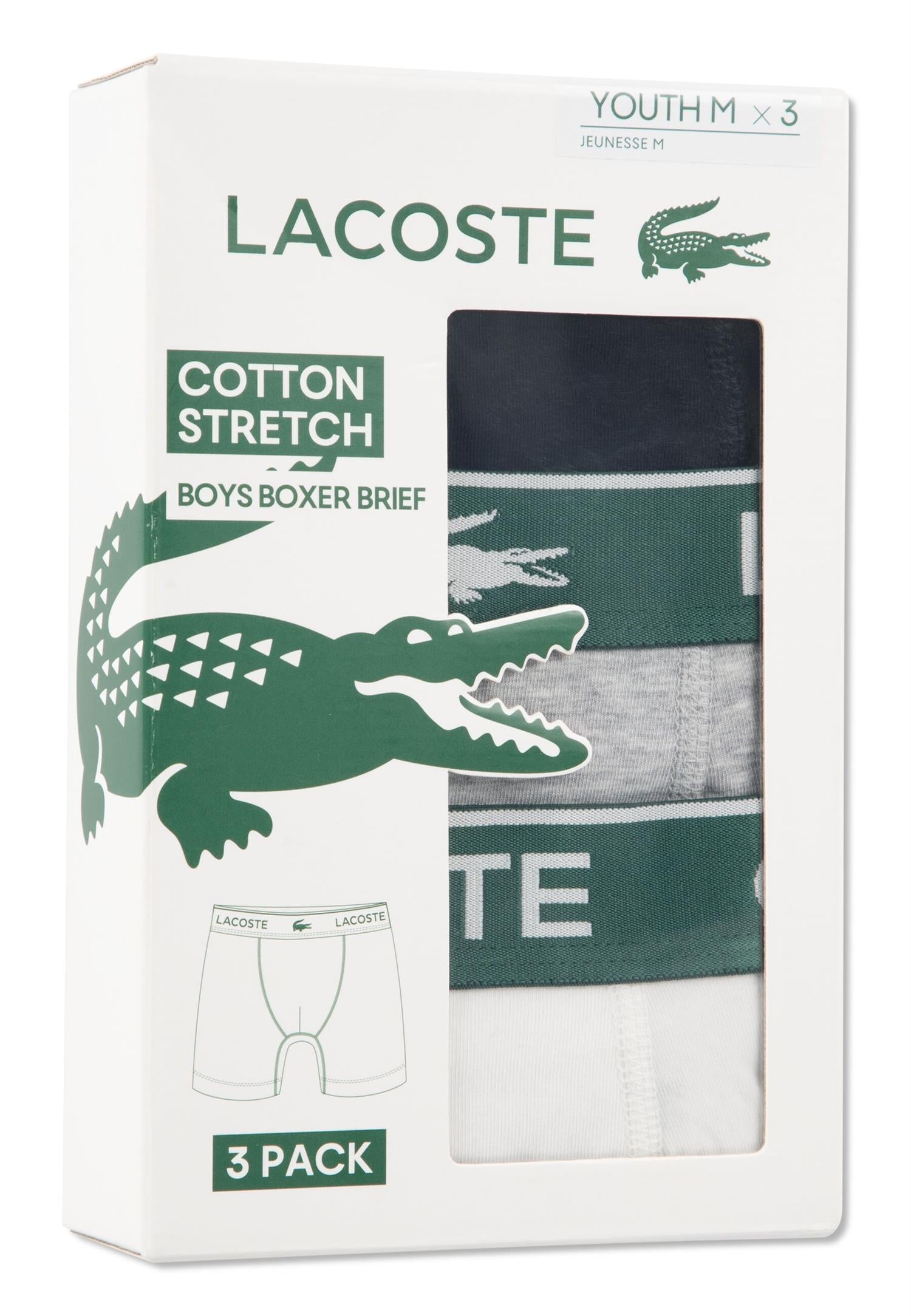 LACOSTE 3 Pk Boxer - Farmor Ingvarda