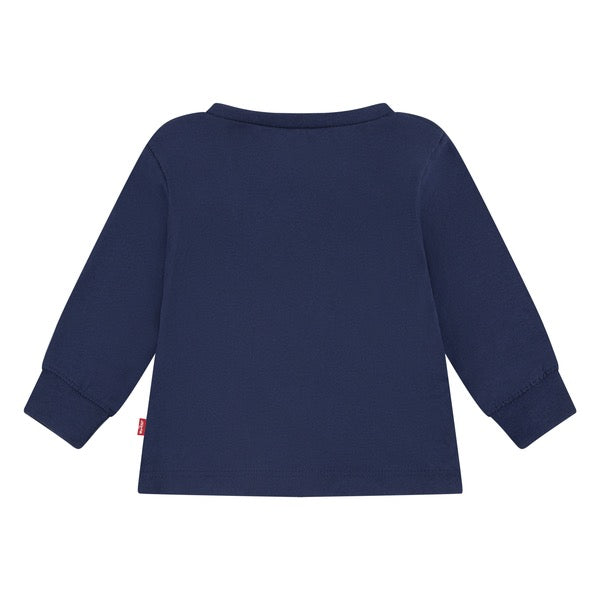 LEVIS 0-3ÅR LS T-Shirt Batwing Mørkeblå - Farmor Ingvarda