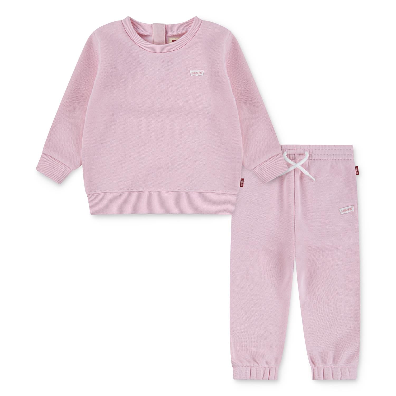 LEVIS 0-3ÅR Joggedress,2-delt Rosa - Farmor Ingvarda