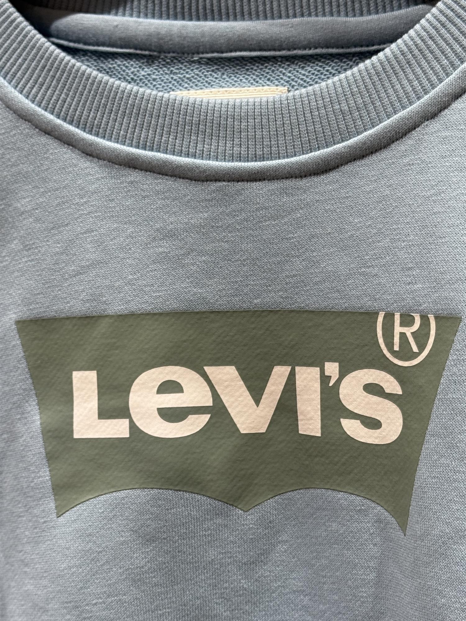 LEVIS 4-14ÅR Genser Lyseblå - Farmor Ingvarda