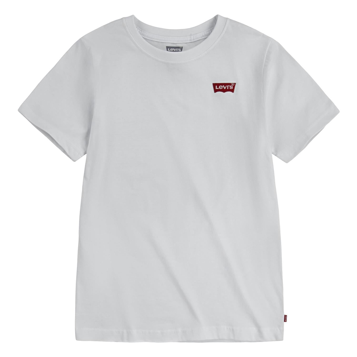 LEVIS 4-14ÅR T-skjorte m/liten logo Hvit - Farmor Ingvarda