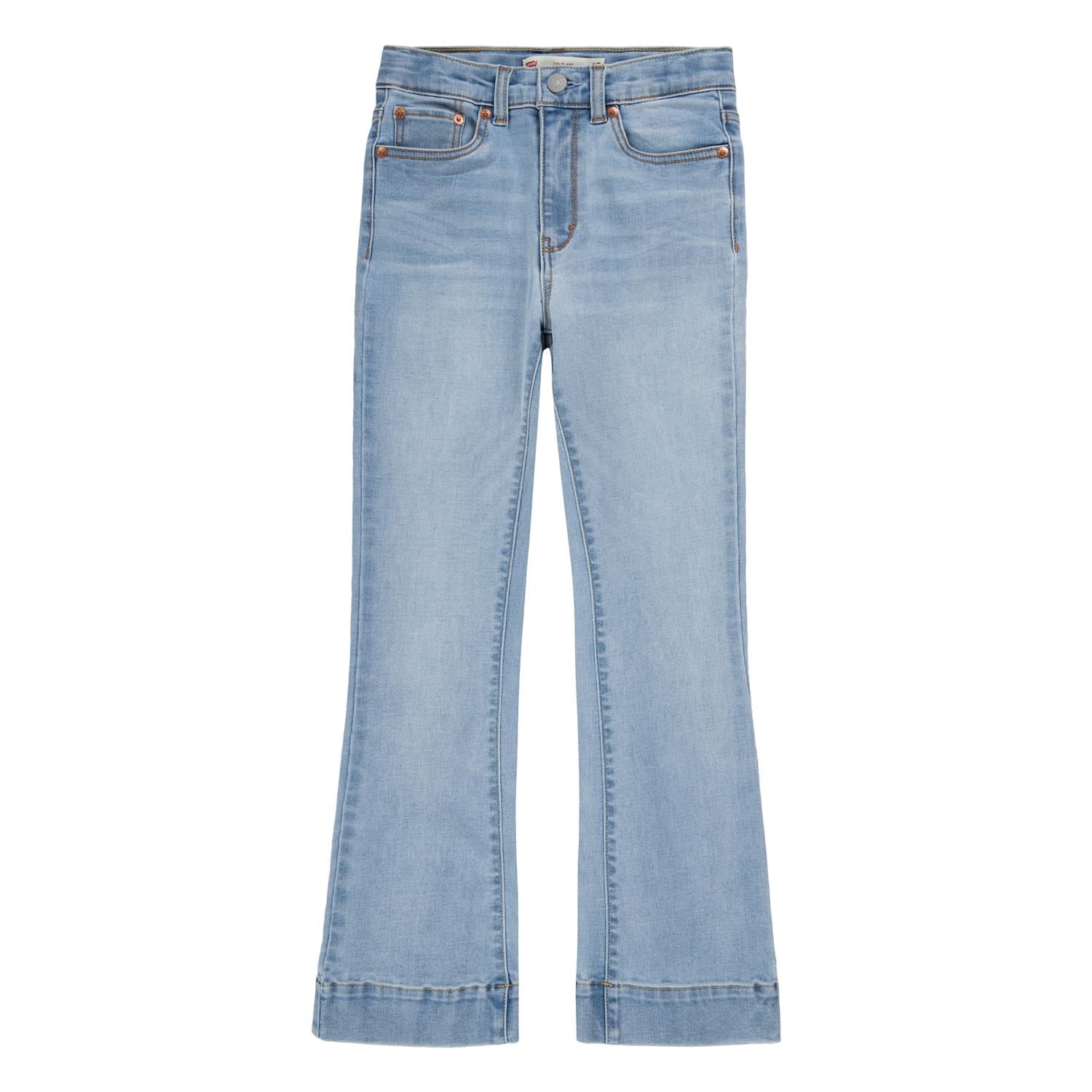 LEVIS 4-14ÅR 726 High Rise Flare Jeans Lys Denim - Farmor Ingvarda