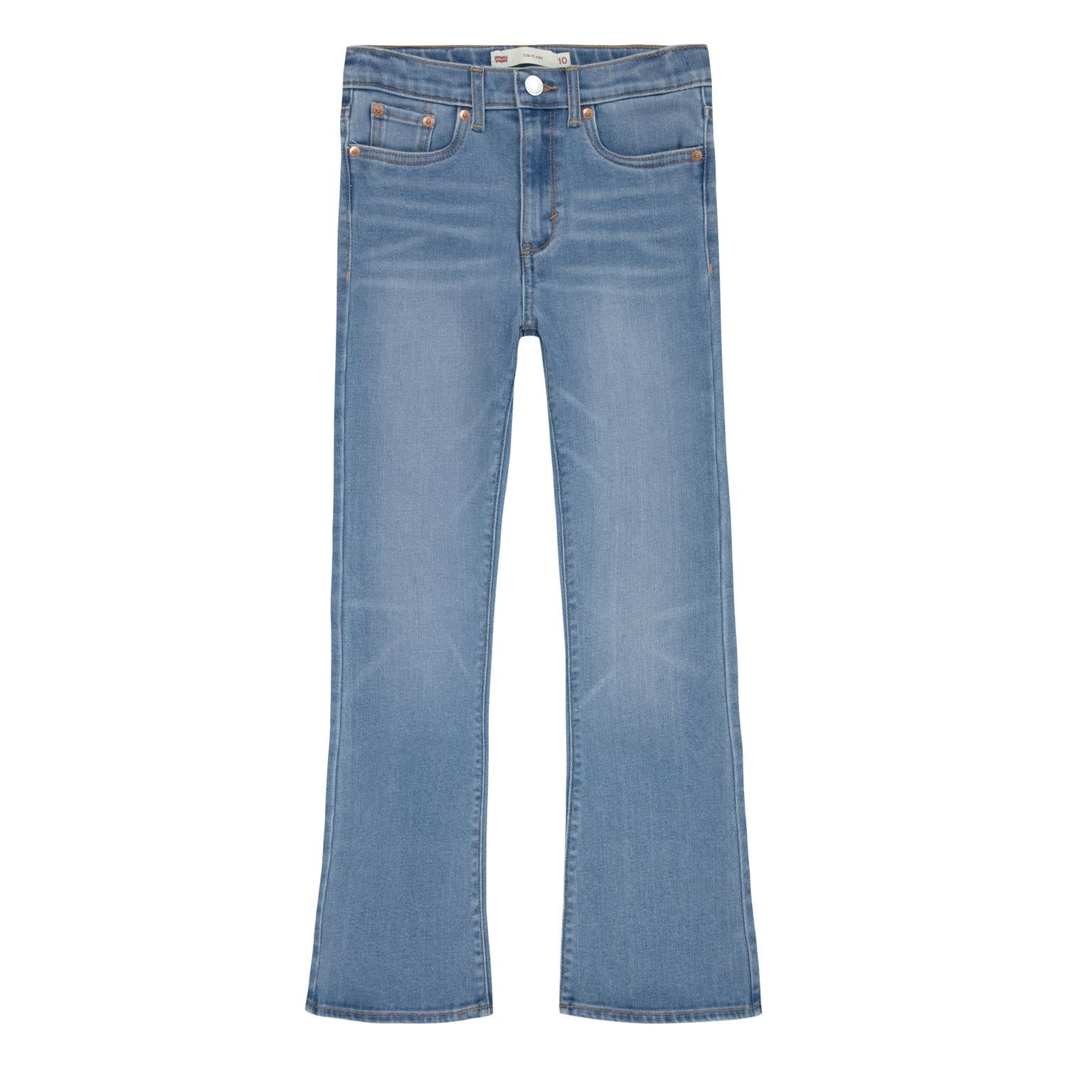 LEVIS 4-14ÅR 726 High Rise Flare Jeans Jeans Blå - Farmor Ingvarda