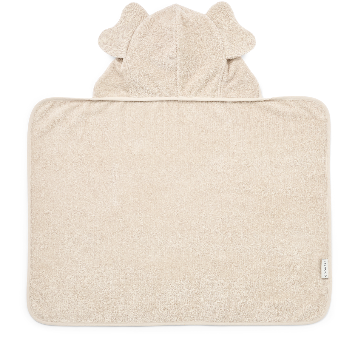 LIEWOOD Vilas Baby Towel,Elephant Sand - Farmor Ingvarda