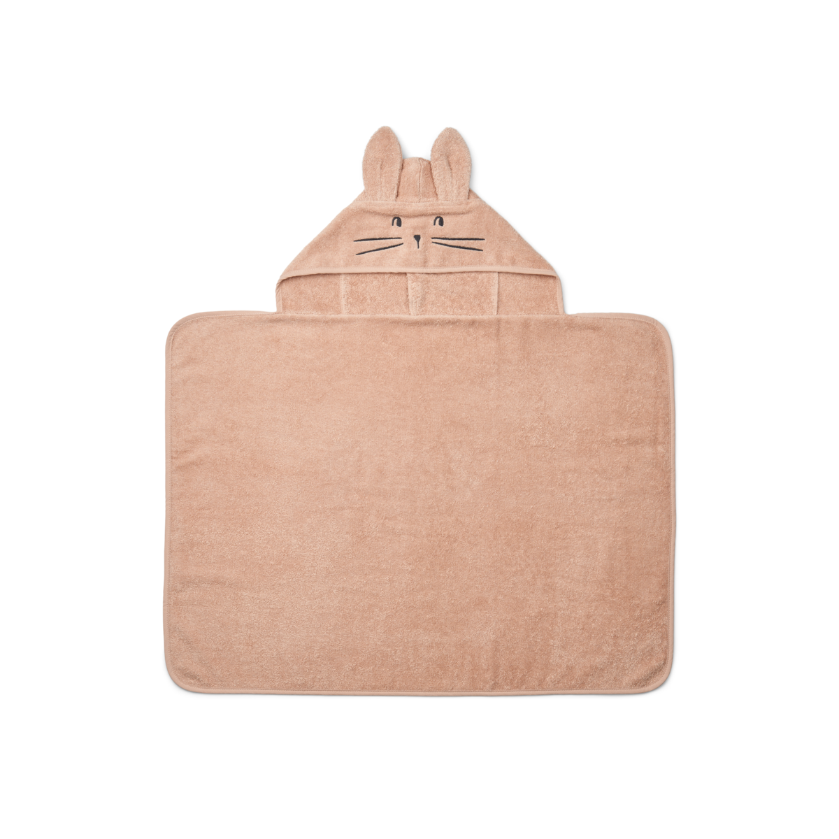 LIEWOOD Vilas Baby Towel,Rabbit Gammelrosa - Farmor Ingvarda