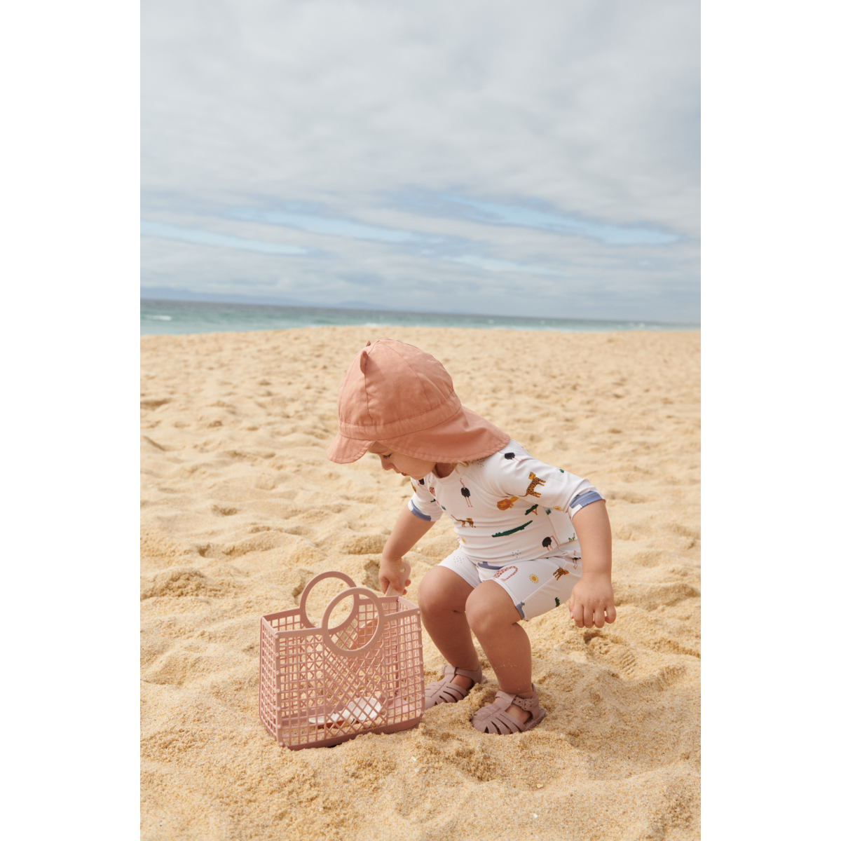 LIEWOOD Thor Baby Swim Jumpsuit,Safari - Farmor Ingvarda