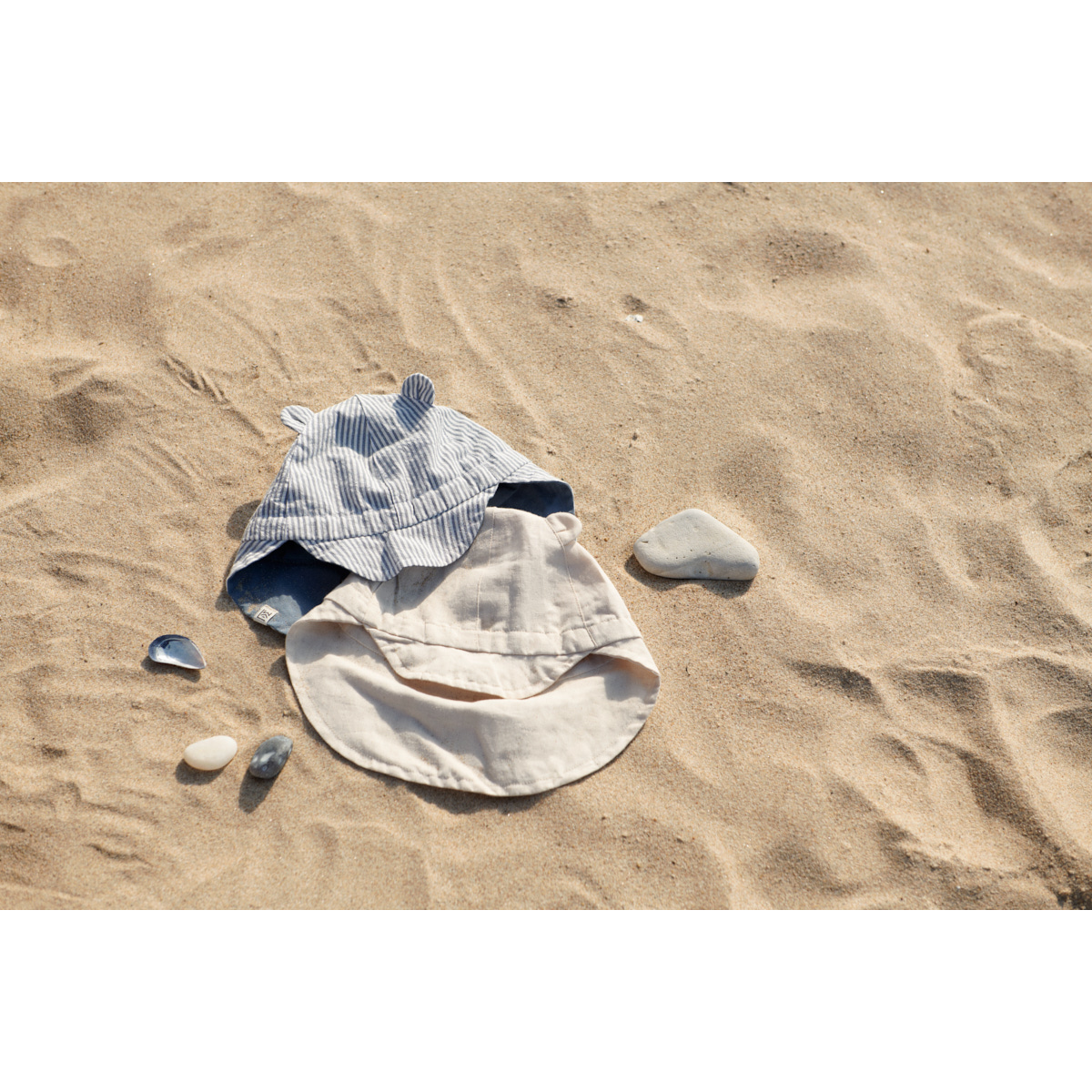 LIEWOOD Gorm Linen Sun Hat Sand - Farmor Ingvarda