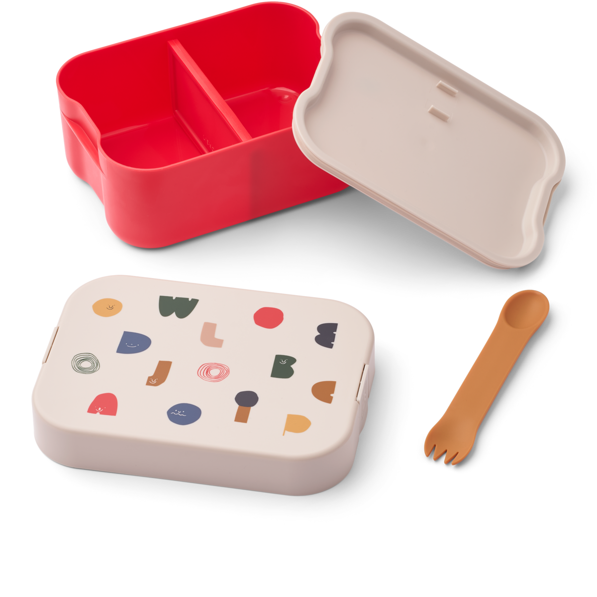 LIEWOOD Kamil Lunchbox,Characters Sand - Farmor Ingvarda