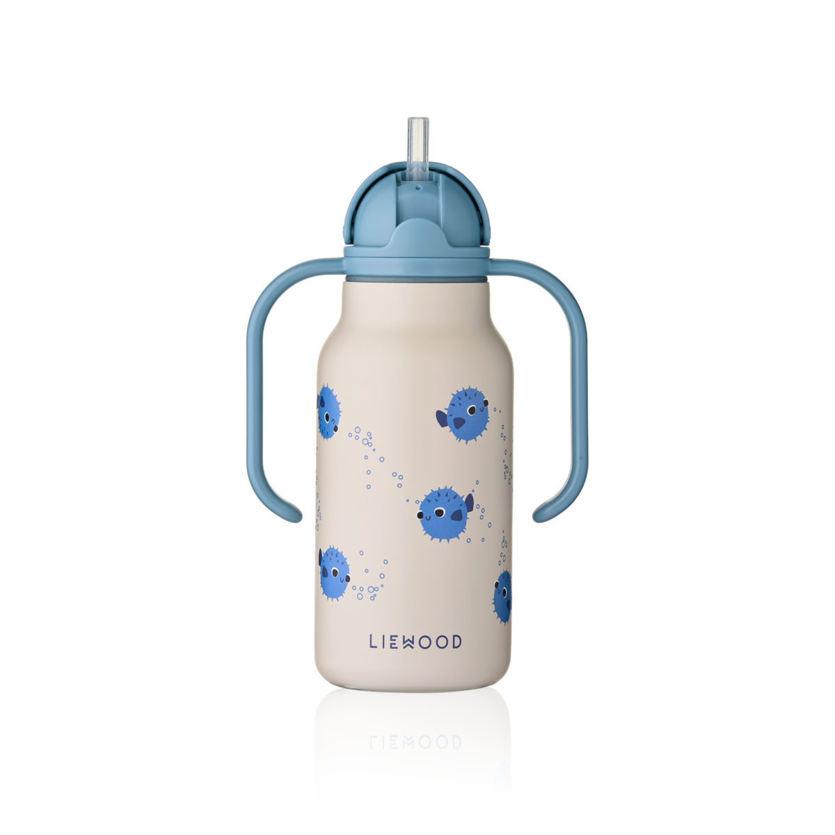 LIEWOOD Kimmie Bottle 250ml,Pufferfish - Farmor Ingvarda