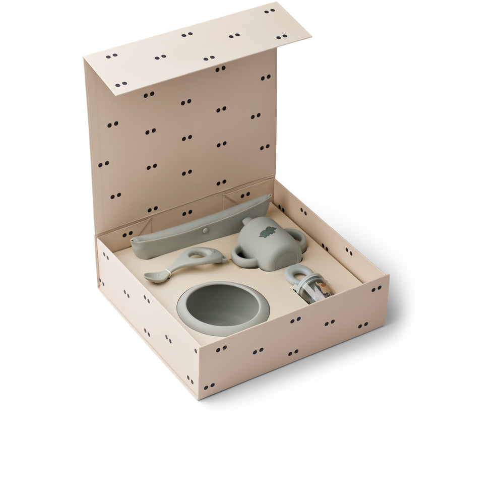 LIEWOOD Mileah Baby Set,Dove Blue - Farmor Ingvarda