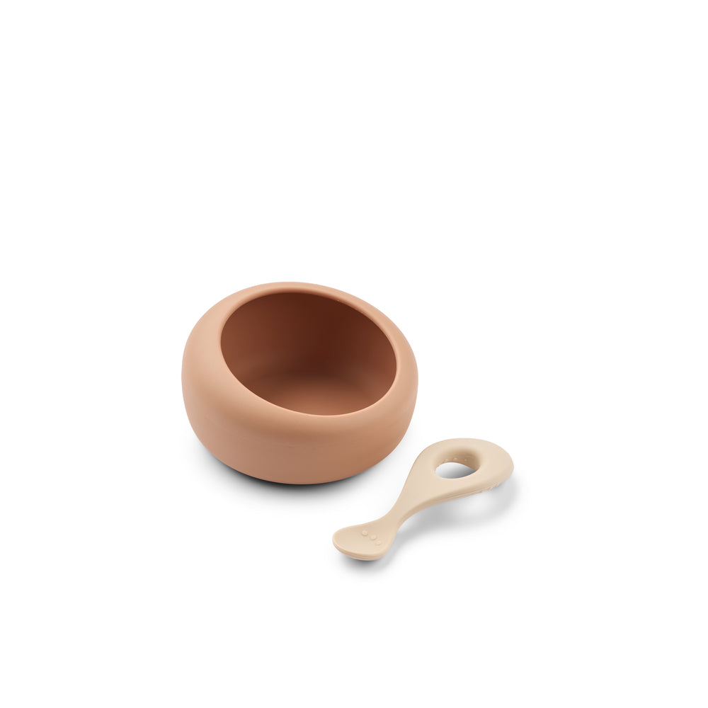 LIEWOOD Sparia Bowl w.Spoon Gammelrosa - Farmor Ingvarda