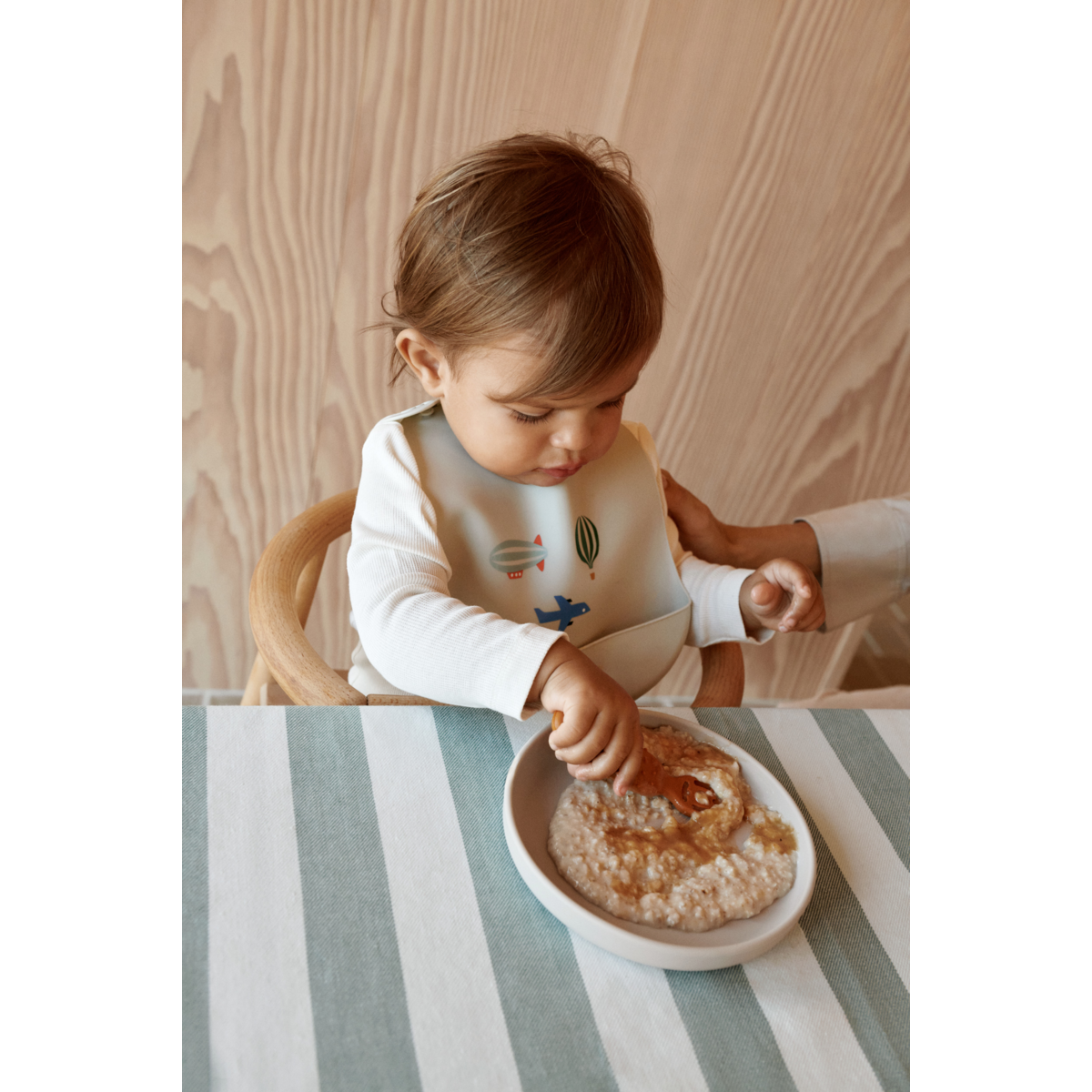 LIEWOOD Tilda Silicone Bib,2pk. Aviator - Farmor Ingvarda