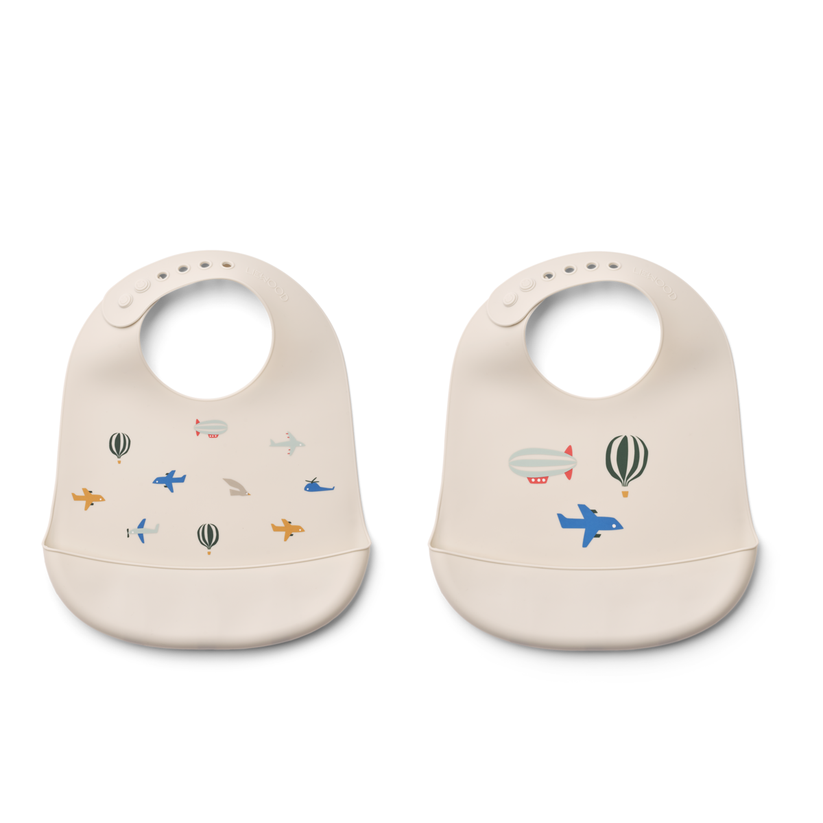 LIEWOOD Tilda Silicone Bib,2pk. Aviator - Farmor Ingvarda