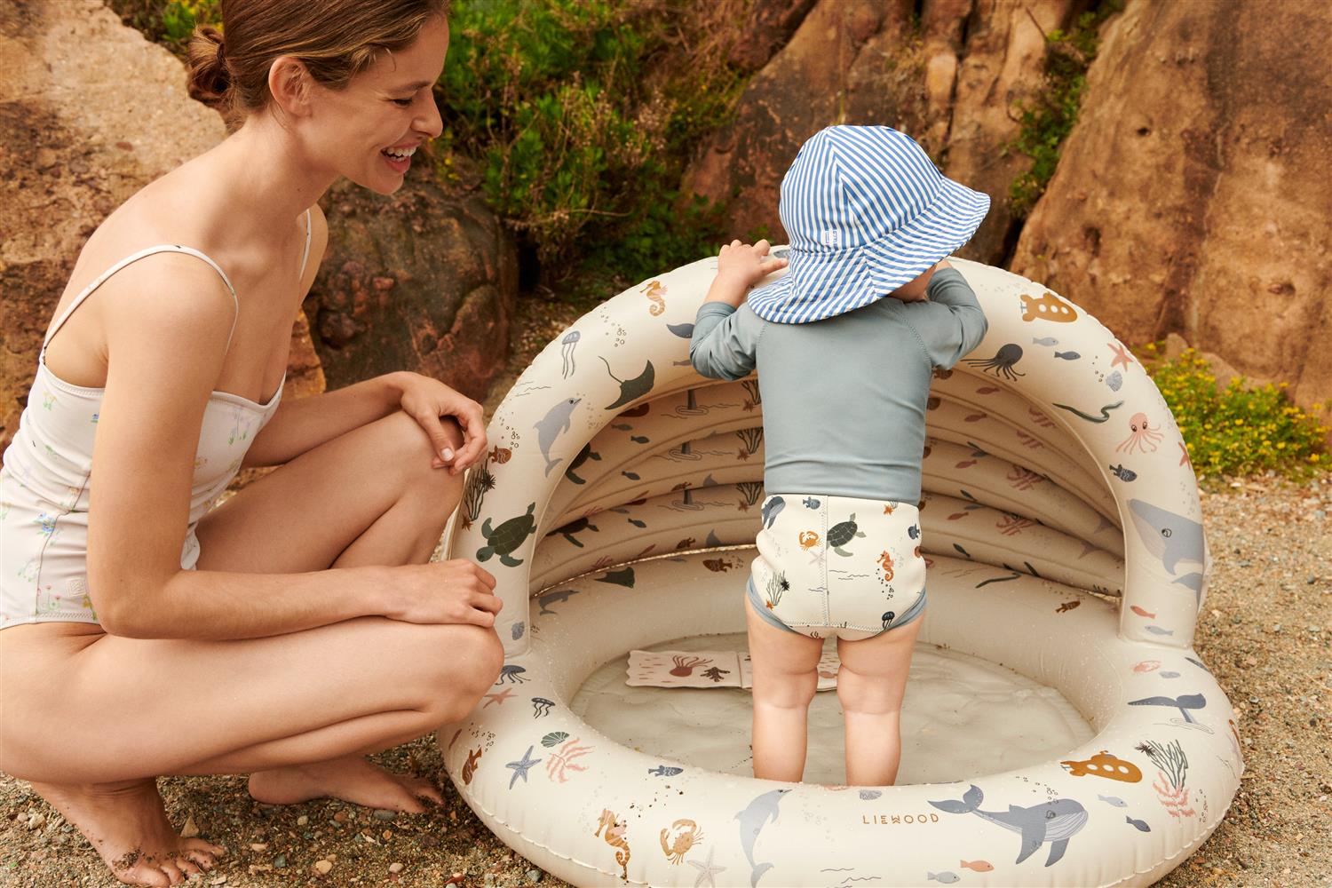 LIEWOOD Hadleia printed Canopy Pool - Farmor Ingvarda