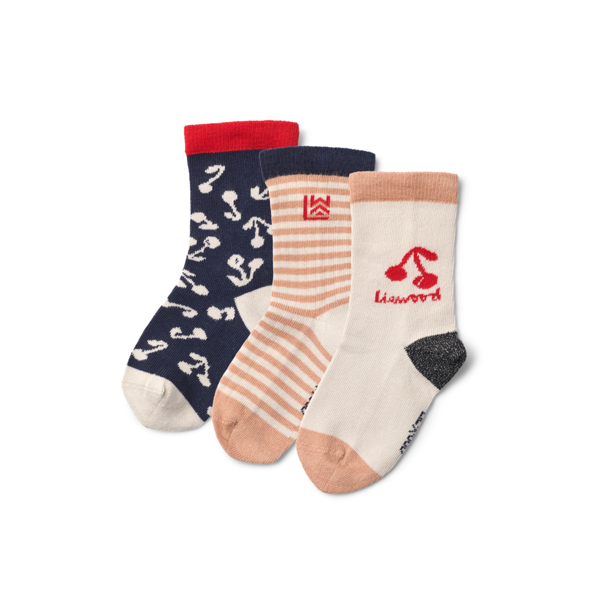LIEWOOD Silas Socks 3pk - Farmor Ingvarda