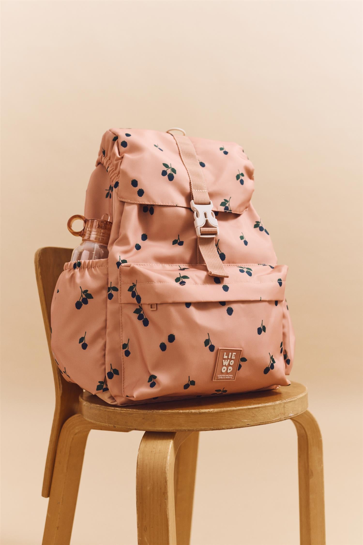 LIEWOOD Johnny School Backpack,Berry Gammelrosa - Farmor Ingvarda