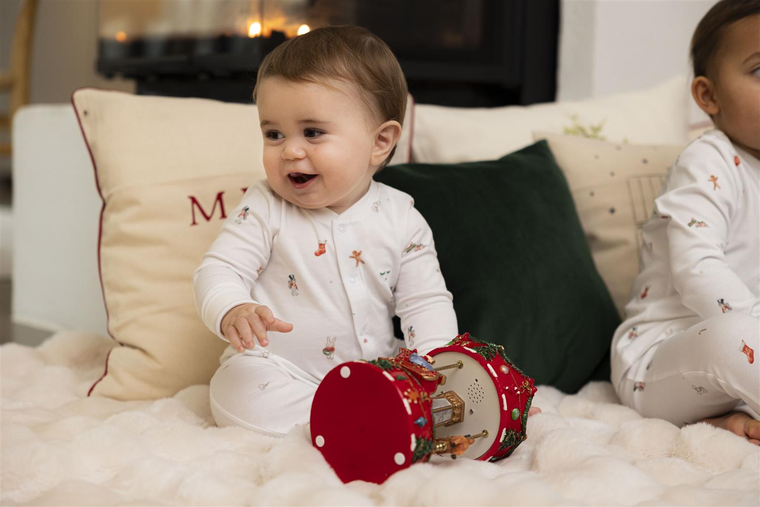 LIVLY Nutcracker Overall Hvit - Farmor Ingvarda
