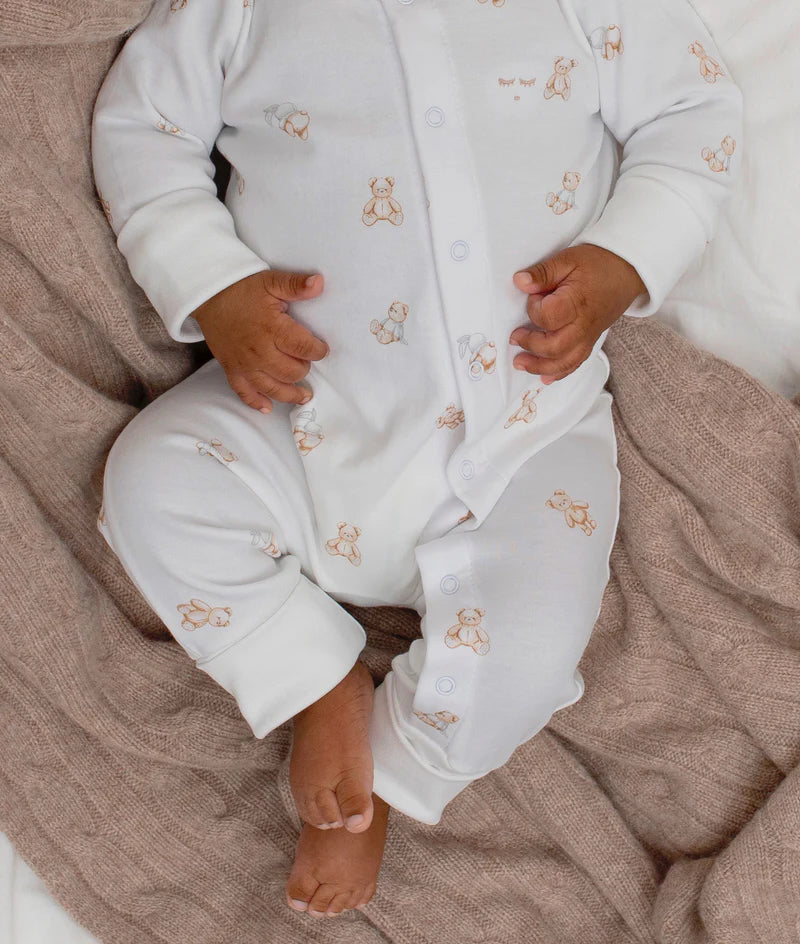 LIVLY Teddy Tay Overall Hvit - Farmor Ingvarda
