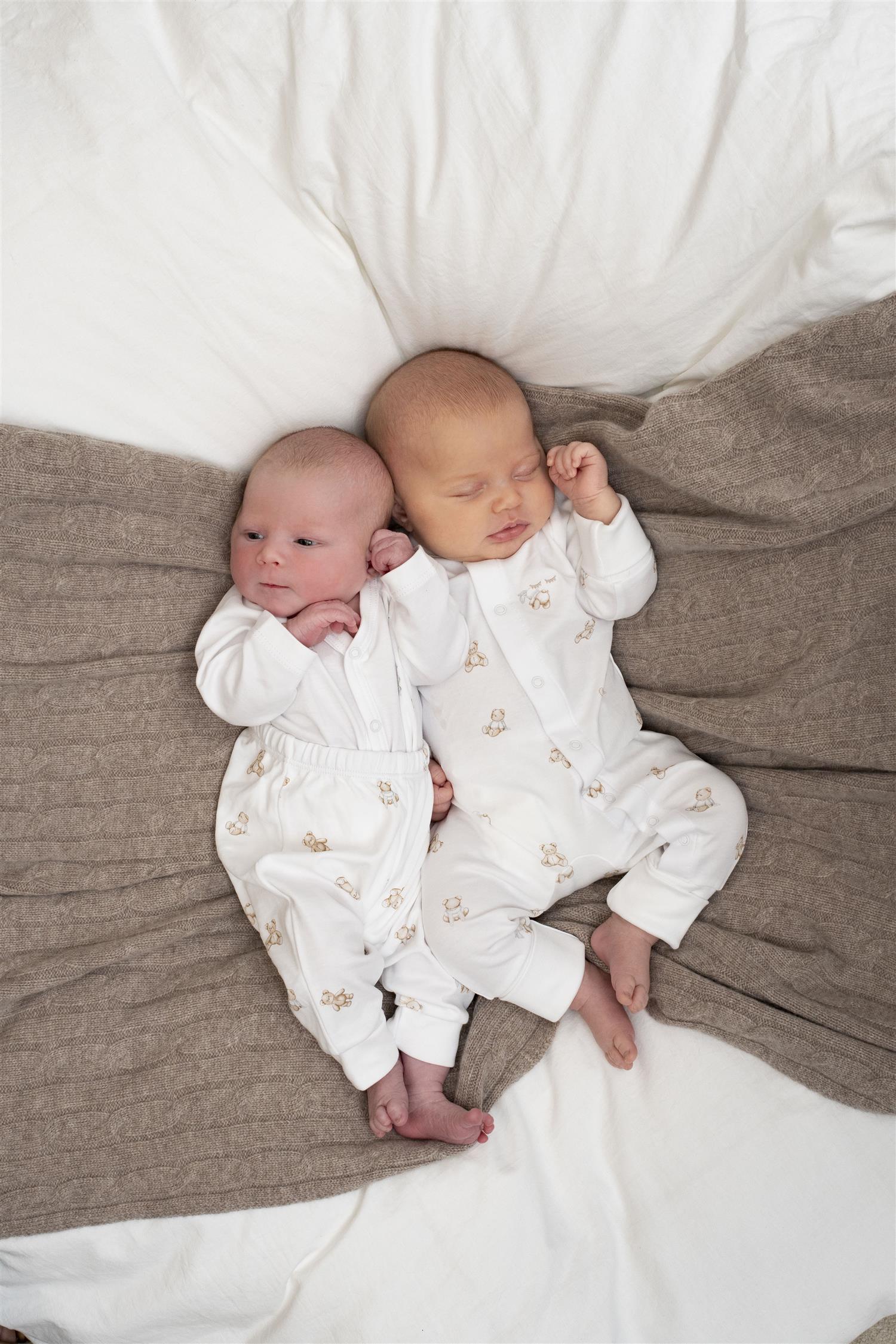 LIVLY Teddy Tay Overall Hvit - Farmor Ingvarda