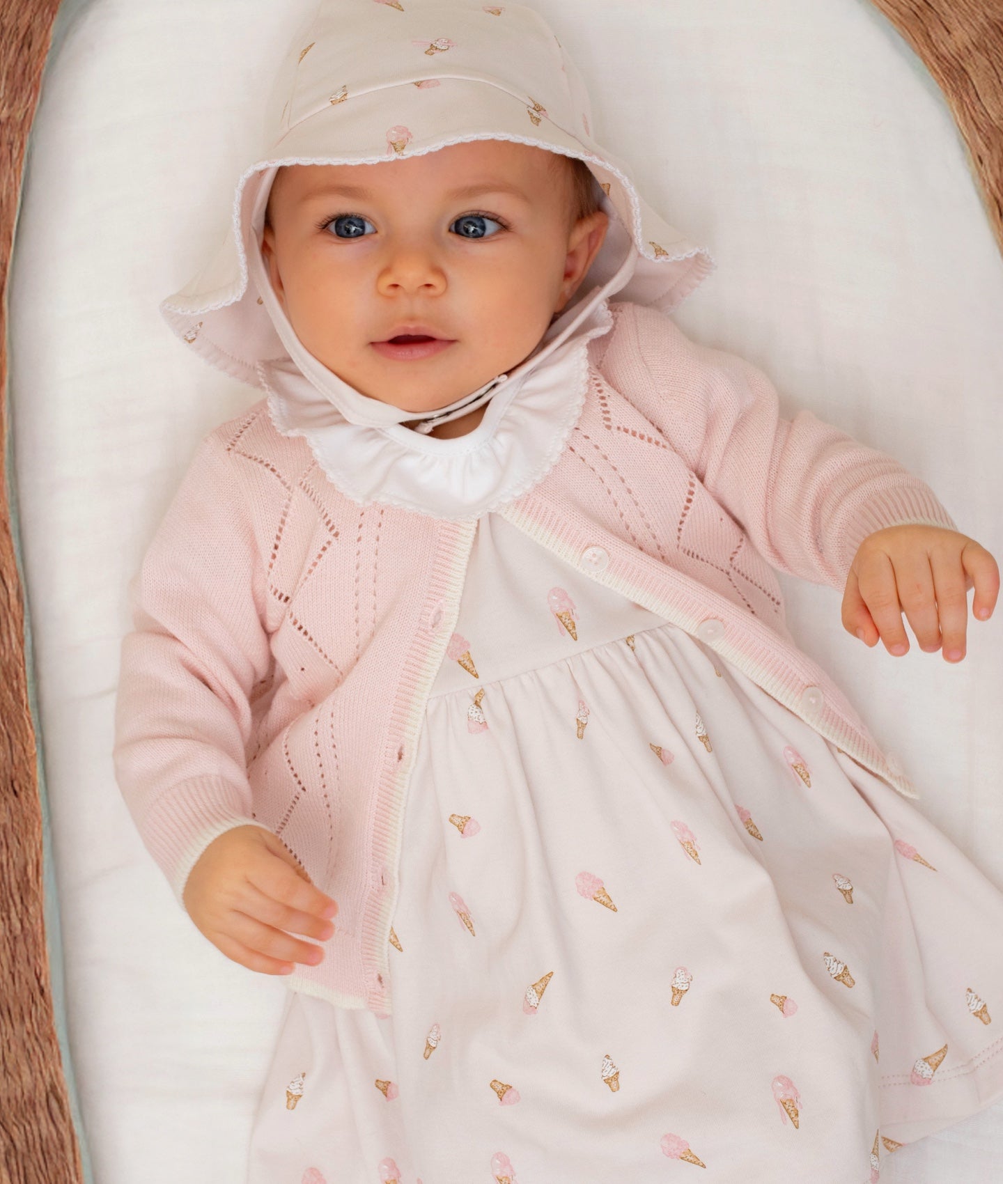 LIVLY Ice Cream Babydress Lys Rosa - Farmor Ingvarda