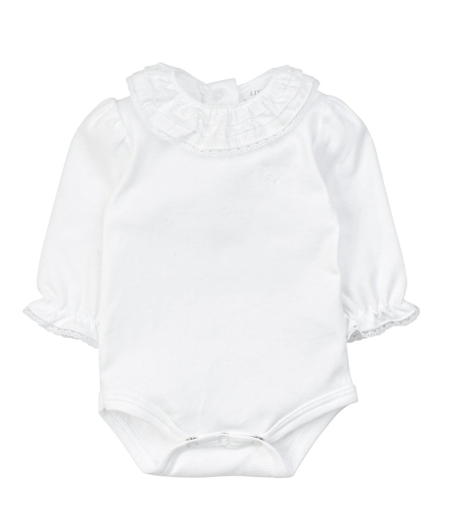 LIVLY Mary Blouse Body Hvit - Farmor Ingvarda